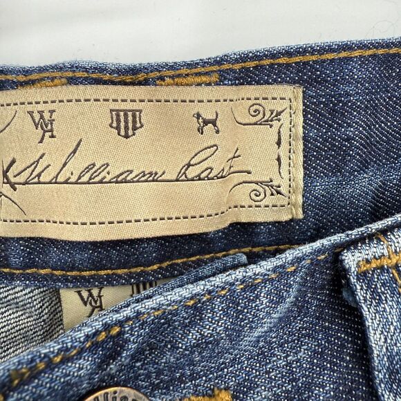 William Rast Billy Flare Jeans mens Size 30 distressed medium wash made in USA - Picture 4 of 9